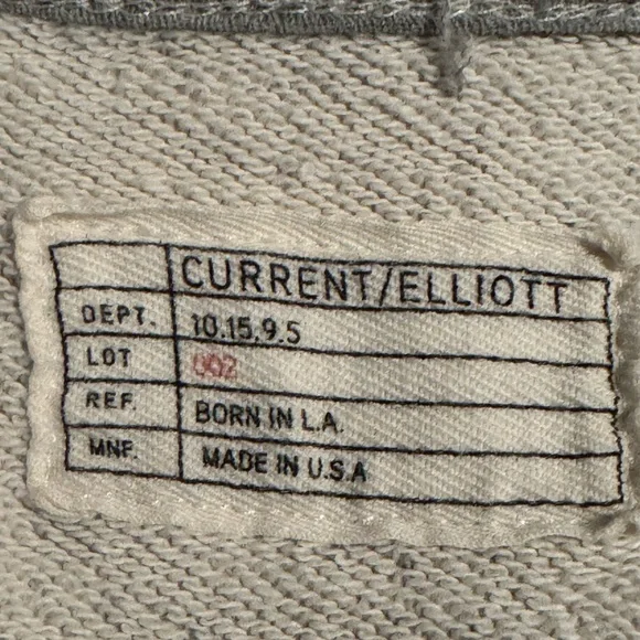 Current/Elliott Gray Short Sleeve Tee - Picture 3 of 5